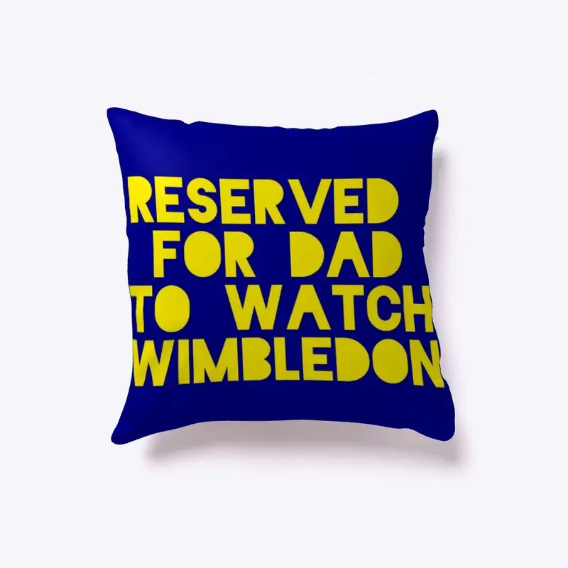 Dads Wimbledon pillow